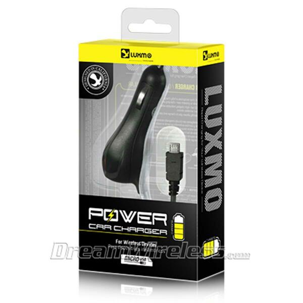 Dreamwireless Universal Micro USB DW Car Charger With Premium Packaging CCMUSB1KDW-PG91C